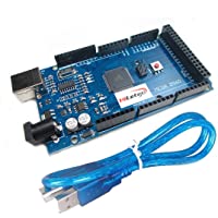 HiLetgo Mega2560 R3 ATMEGA16U2 CH340 Microcontroller Board Development Board Compatible to Arduino With USB Cable